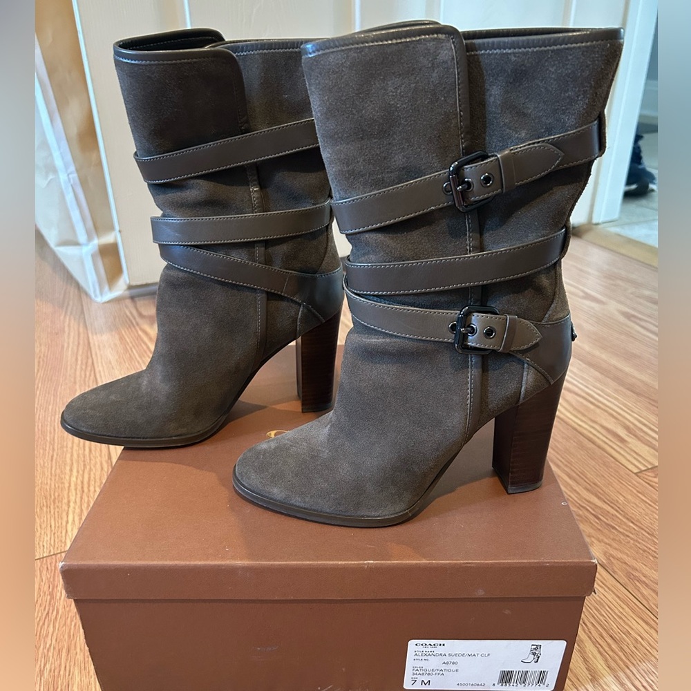 Coach Women's Alexandra Suede Boots